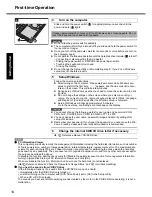 Preview for 14 page of Panasonic CF-Y7 series Operating Instructions Manual