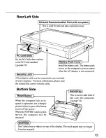 Предварительный просмотр 13 страницы Panasonic CF01XSDAPM - HAND HELD COMPUTER Operating Instructions Manual