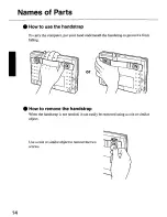 Preview for 14 page of Panasonic CF01XSDAPM - HAND HELD COMPUTER Operating Instructions Manual