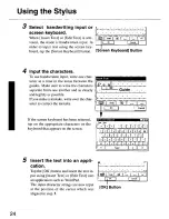 Предварительный просмотр 24 страницы Panasonic CF01XSDAPM - HAND HELD COMPUTER Operating Instructions Manual