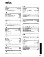 Preview for 75 page of Panasonic CF01XSDAPM - HAND HELD COMPUTER Operating Instructions Manual