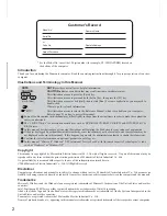 Preview for 2 page of Panasonic CF18FHD57BM - NOTEBOOK COMPUTER Operating Instructions Manual