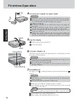 Предварительный просмотр 14 страницы Panasonic CF18FHD57BM - NOTEBOOK COMPUTER Operating Instructions Manual