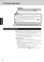 Preview for 16 page of Panasonic CF18KHHZXBM Operating Instructions Manual