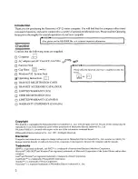 Preview for 2 page of Panasonic CF25EGC4DAM - PERSONAL COMPUTER User Manual