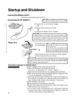 Preview for 8 page of Panasonic CF25EGC4DAM - PERSONAL COMPUTER User Manual