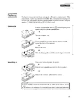 Preview for 15 page of Panasonic CF25EGC4DAM - PERSONAL COMPUTER User Manual