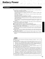 Предварительный просмотр 15 страницы Panasonic CF25LGC4EAM - NOTEBOOK COMPUTER User Manual