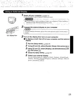 Предварительный просмотр 25 страницы Panasonic CF25LGC4EAM - NOTEBOOK COMPUTER User Manual