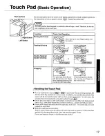 Preview for 17 page of Panasonic CF28PCJAZQM - NOTEBOOK COMPUTER User Manual