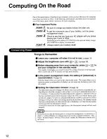 Preview for 12 page of Panasonic CF35EJC4BAM - NOTEBOOK COMPUTER SERIES User Manual