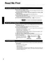 Preview for 6 page of Panasonic CF45NJ48JEM - NOTEBOOK COMPUTER SERIES User Manual