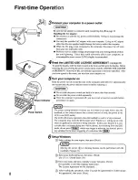 Preview for 8 page of Panasonic CF45NJ48JEM - NOTEBOOK COMPUTER SERIES User Manual