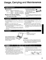 Preview for 15 page of Panasonic CF45NJ48JEM - NOTEBOOK COMPUTER SERIES User Manual