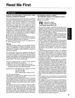 Preview for 3 page of Panasonic CF48GKMUKM - NOTEBOOK COMPUTER User Manual