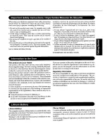 Preview for 5 page of Panasonic CF48GKMUKM - NOTEBOOK COMPUTER User Manual