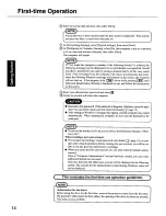 Preview for 14 page of Panasonic CF48GKMUKM - NOTEBOOK COMPUTER User Manual