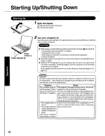 Предварительный просмотр 16 страницы Panasonic CF48GKMUKM - NOTEBOOK COMPUTER User Manual