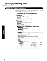 Preview for 18 page of Panasonic CF48GKMUKM - NOTEBOOK COMPUTER User Manual