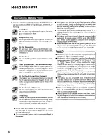 Предварительный просмотр 6 страницы Panasonic CF48M3ADUEM - NOTEBOOK COMPUTER User Manual