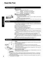 Предварительный просмотр 8 страницы Panasonic CF48M3ADUEM - NOTEBOOK COMPUTER User Manual