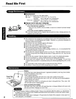 Preview for 8 page of Panasonic CF48X4KHUQM - PERSONAL COMPUTER Operating Instructions Manual