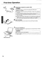 Preview for 10 page of Panasonic CF48X4KHUQM - PERSONAL COMPUTER Operating Instructions Manual