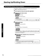 Preview for 16 page of Panasonic CF48X4KHUQM - PERSONAL COMPUTER Operating Instructions Manual