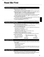 Preview for 5 page of Panasonic CF55F5F4AM - DESKTOP COMPUTER Operating Instructions Manual