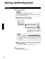 Предварительный просмотр 10 страницы Panasonic CF55F5F4AM - DESKTOP COMPUTER Operating Instructions Manual