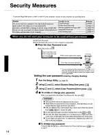 Предварительный просмотр 14 страницы Panasonic CF55M5M8AM - PERSONAL COMPUTER Operating Instructions Manual