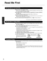 Preview for 6 page of Panasonic CF71EY6GBAM - PERSONAL COMPUTER Operating Instructions Manual