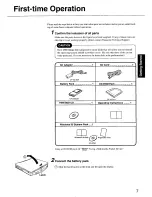 Предварительный просмотр 7 страницы Panasonic CF71EY6GBAM - PERSONAL COMPUTER Operating Instructions Manual