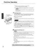 Предварительный просмотр 10 страницы Panasonic CF71EY6GBAM - PERSONAL COMPUTER Operating Instructions Manual