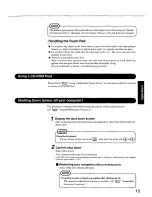 Preview for 15 page of Panasonic CF71EY6GBAM - PERSONAL COMPUTER Operating Instructions Manual