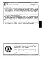 Предварительный просмотр 7 страницы Panasonic CFP1S3BZZ3M - HANDHELD COMPUTER Operating Instructions Manual