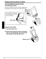 Preview for 10 page of Panasonic CFP1S3BZZ3M - HANDHELD COMPUTER Operating Instructions Manual