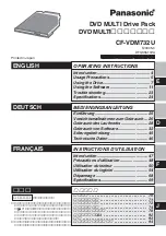 Preview for 1 page of Panasonic CFVDM732U - DVD Operating Instructions Manual