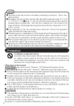 Предварительный просмотр 8 страницы Panasonic CFVDW07CH - WIRELESS LCD DISPLAY Operating Instructions Manual