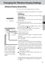 Предварительный просмотр 35 страницы Panasonic CFVDW07CH - WIRELESS LCD DISPLAY Operating Instructions Manual