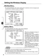 Предварительный просмотр 28 страницы Panasonic CFVDW07M - COMPUTER WIRELESS DISPLAY User Manual