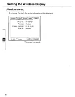 Предварительный просмотр 30 страницы Panasonic CFVDW07M - COMPUTER WIRELESS DISPLAY User Manual