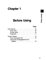 Preview for 9 page of Panasonic Check Pnnting Accountant KX-RC105 Operating Instructions Manual