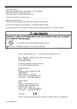 Preview for 3 page of Panasonic CM202 Series Maintenance Manual