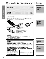 Preview for 2 page of Panasonic CN-DV2300N Operating Instructions Manual