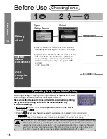 Preview for 14 page of Panasonic CN-DV2300N Operating Instructions Manual