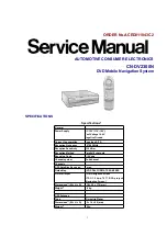 Panasonic CN-DV2300N Service Manual preview
