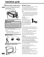 Предварительный просмотр 4 страницы Panasonic CN-NVD905U - Strada - Navigation System Installation Instructions Manual