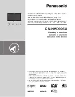 Panasonic CN-NVD905U - Strada - Navigation System Operating Instructions Manual preview