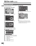 Preview for 58 page of Panasonic CN-NVD905U - Strada - Navigation System Operating Instructions Manual